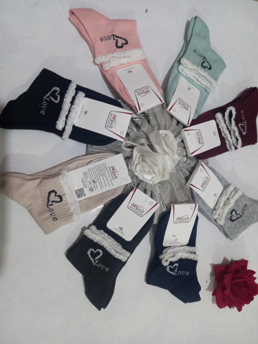 جوراب نیم ساق قلبی